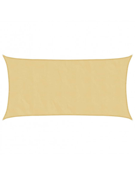 Vela Parasole Sabbia 4,5x2,5 m 100% Poliestere Oxford