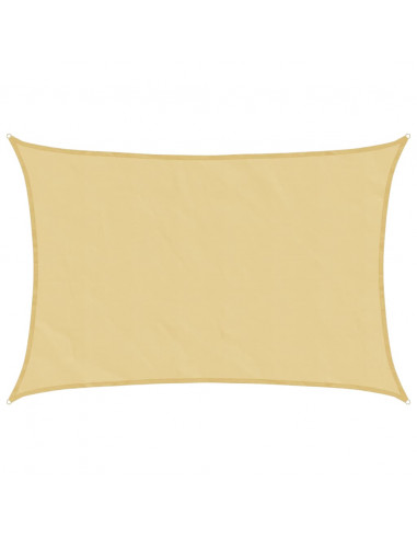 Vela Parasole Sabbia 5x3,5 m 100% Poliestere Oxford