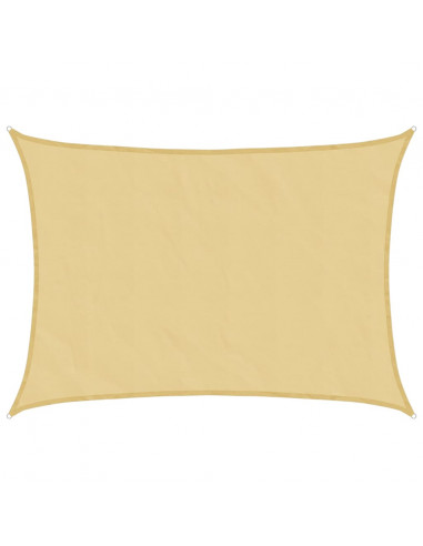 Vela Parasole Sabbia 7x5 m 100% Poliestere Oxford