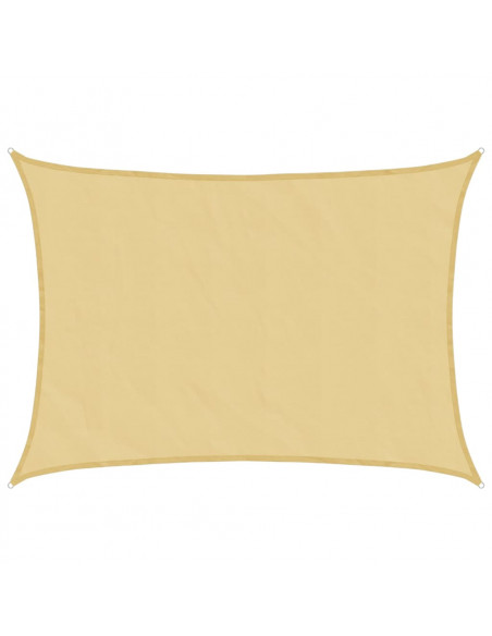 Vela Parasole Sabbia 7x5 m 100% Poliestere Oxford