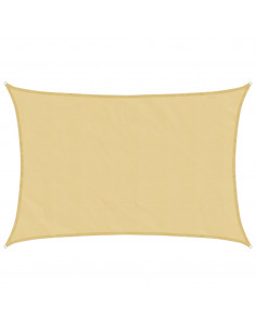 Vela Parasole Sabbia 7x6 m 100% Poliestere Oxford 2
