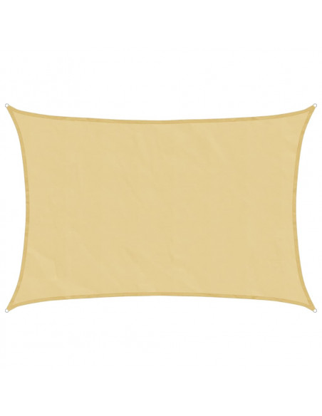 Vela Parasole Sabbia 7x6 m 100% Poliestere Oxford