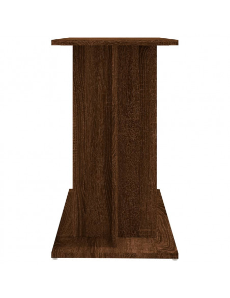 Supporto Acquario 80x35x60 cm Legno Multistrato Rovere Marrone