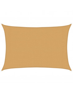 Vela Parasole 160 g/m² Rettangolare Sabbia 3x4,5 m in HDPE 2