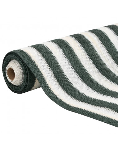 Rete per Privacy Verde e Bianco 1,8x10 m in HDPE 75 g/m²