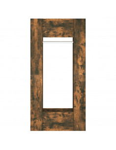 Mobili da Corridoio 2 pz Rovere Fumo in Legno Multistrato 2