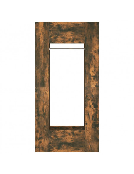 Mobili da Corridoio 2 pz Rovere Fumo in Legno Multistrato