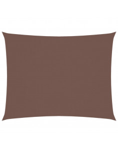 Parasole a Vela Oxford Rettangolare 2x3,5 m Marrone 2