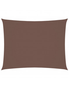 Parasole a Vela Oxford Rettangolare 2,5x4 m Marrone 2