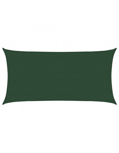 Vela Parasole 160 g/m² Verde Scuro 4x7 m in HDPE