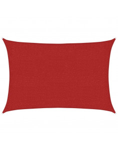 Vela Parasole 160 g/m² Rossa 2x2,5 m in HDPE 2