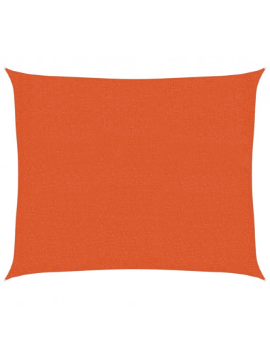 Vela Parasole 160 g/m² Arancione 2,5x3 m in HDPE