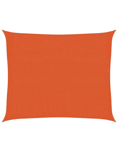 Vela Parasole 160 g/m² Arancione 2,5x3 m in HDPE