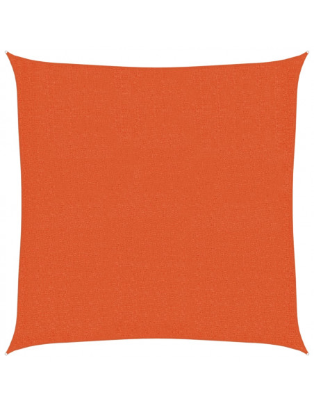 Vela Parasole 160 g/m² Arancione 2,5x2,5 m in HDPE