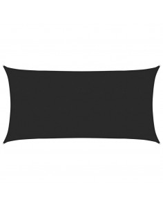 Vela Parasole 160 g/m² Nera 3x6 m in HDPE 2