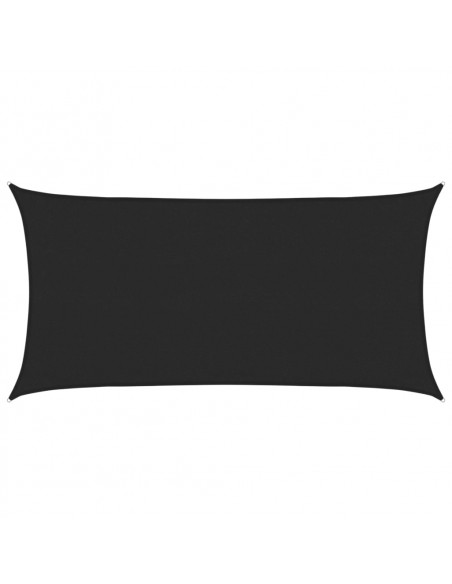 Vela Parasole 160 g/m² Nera 3x6 m in HDPE