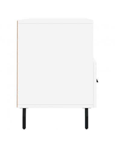 Mobile Porta TV Bianco 102x36x50 cm in Legno Multistrato
