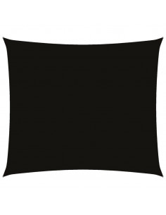 Parasole a Vela Oxford Rettangolare 2x2,5 m Nero 2
