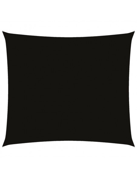 Parasole a Vela Oxford Rettangolare 2x2,5 m Nero
