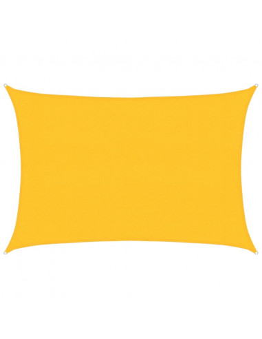 Vela Parasole 160 g/m² Gialla 3x5 m in HDPE