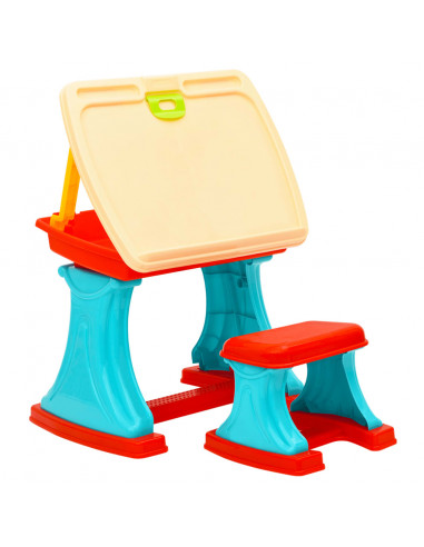 Scrivania e Cavalletto per Bambini Regolabile