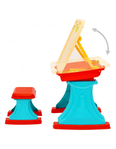 Scrivania e Cavalletto per Bambini Regolabile