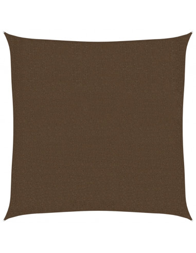 Vela Parasole 160 g/m² Marrone 2,5x2,5 m in HDPE