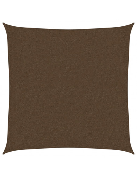 Vela Parasole 160 g/m² Marrone 2,5x2,5 m in HDPE