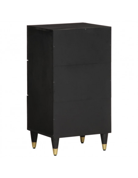 Credenza 40x33x75 cm in Legno Massello di Mango