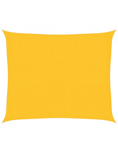 Vela Parasole 160 g/m² Gialla 2,5x3 m in HDPE