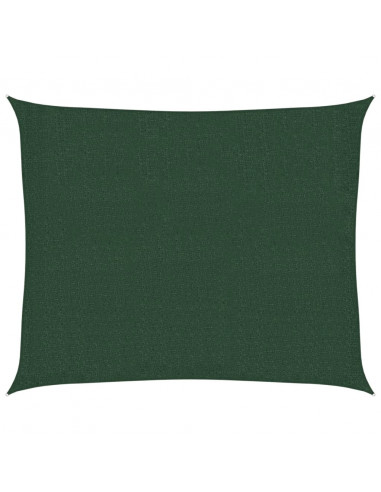Vela Parasole 160 g/m² Verde Scuro 2,5x3 m in HDPE