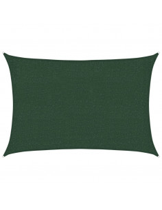 Vela Parasole 160 g/m² Verde Scuro 2x2,5 m in HDPE 2