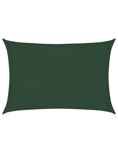 Vela Parasole 160 g/m² Verde Scuro 2x2,5 m in HDPE
