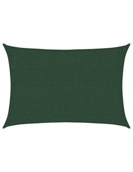 Vela Parasole 160 g/m² Verde Scuro 2x2,5 m in HDPE