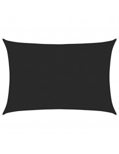 Vela Parasole 160 g/m² Nera 3,5x5 m in HDPE 2