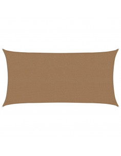 Vela Parasole 160 g/m² Grigio Talpa 2x4 m in HDPE 2