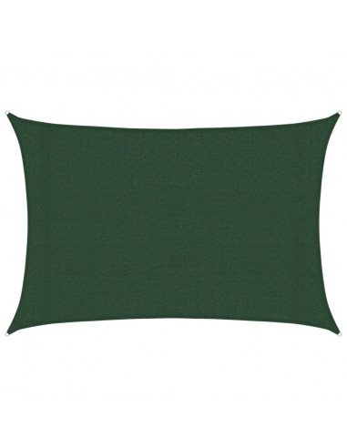Vela Parasole 160 g/m² Verde Scuro 3x5 m in HDPE