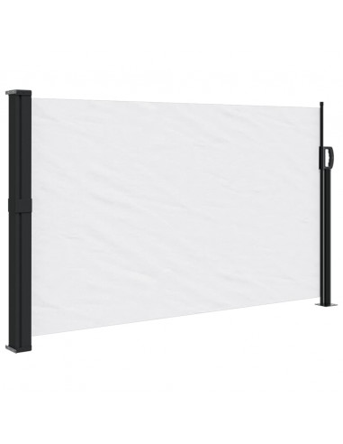 Tenda da Sole Laterale Retrattile Bianco 120x500 cm