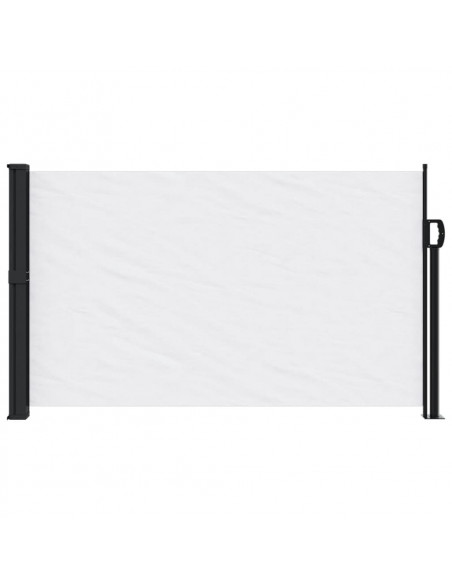 Tenda da Sole Laterale Retrattile Bianco 120x500 cm