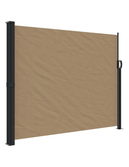 Tenda da Sole Laterale Retrattile Tortora 160x600 cm