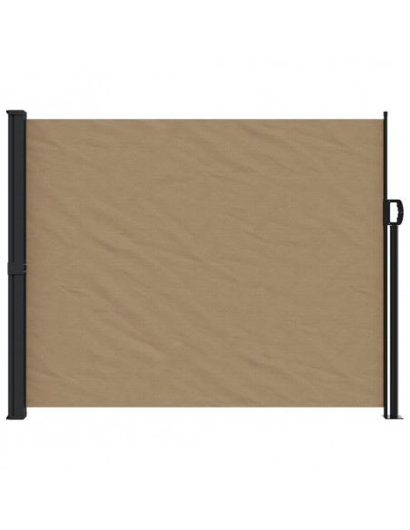 Tenda da Sole Laterale Retrattile Tortora 160x600 cm