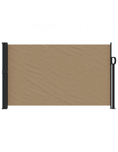 Tenda da Sole Laterale Retrattile Tortora 120x600 cm