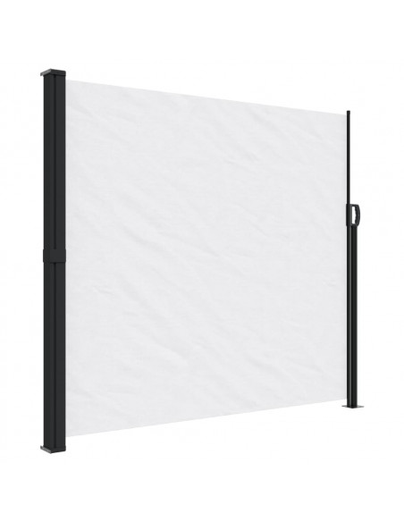 Tenda da Sole Laterale Retrattile Bianco 180x600 cm