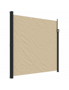 Tenda da Sole Laterale Retrattile Beige 200x600 cm 2