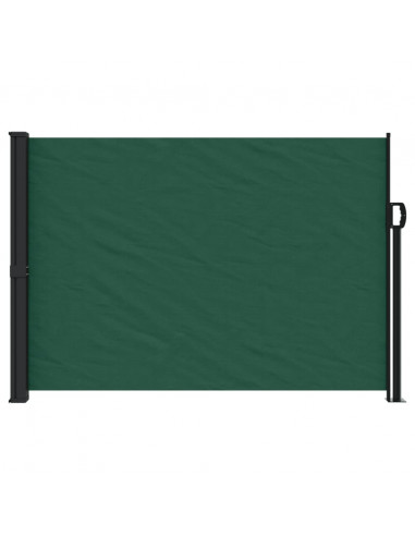 Tenda da Sole Laterale Retrattile Verde Scuro 140x600 cm