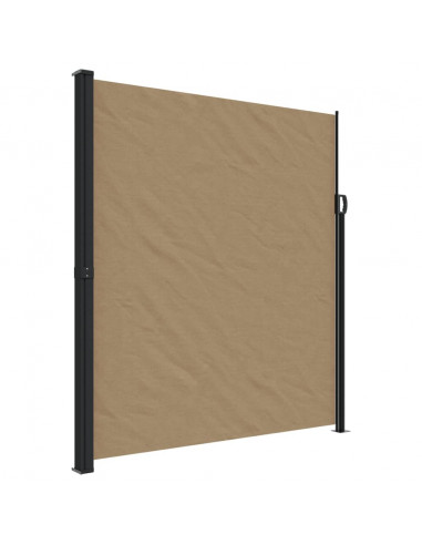 Tenda da Sole Laterale Retrattile Tortora 220x600 cm