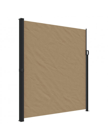 Tenda da Sole Laterale Retrattile Tortora 220x600 cm