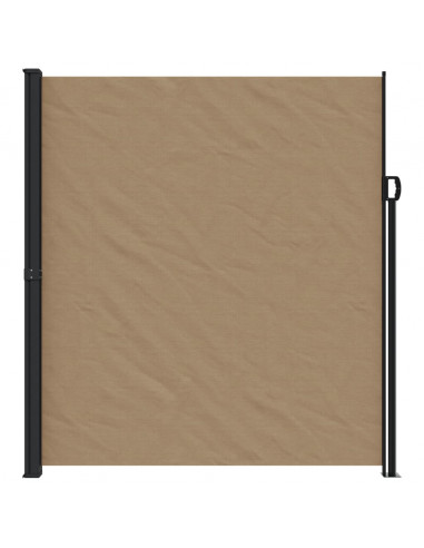 Tenda da Sole Laterale Retrattile Tortora 220x600 cm