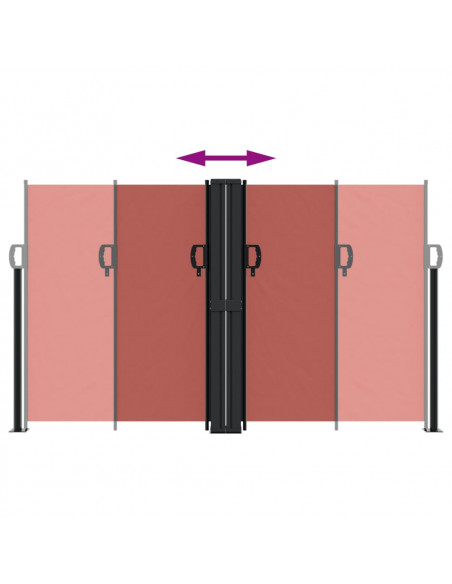 Tenda da Sole Laterale Retrattile Terracotta 140x600 cm