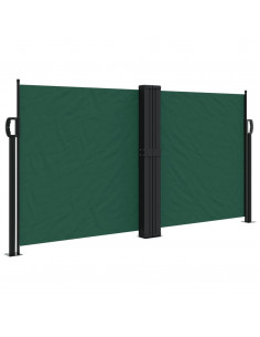 Tenda da Sole Laterale Retrattile Verde Scuro 120x600 cm 2